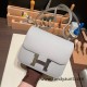 Hermes Constance 24cm Epsom 8U/ Blue Glacier Silver Hardware Hermes Constance 24cm Epsom 8U/ Blue Glacier Silver Hardware