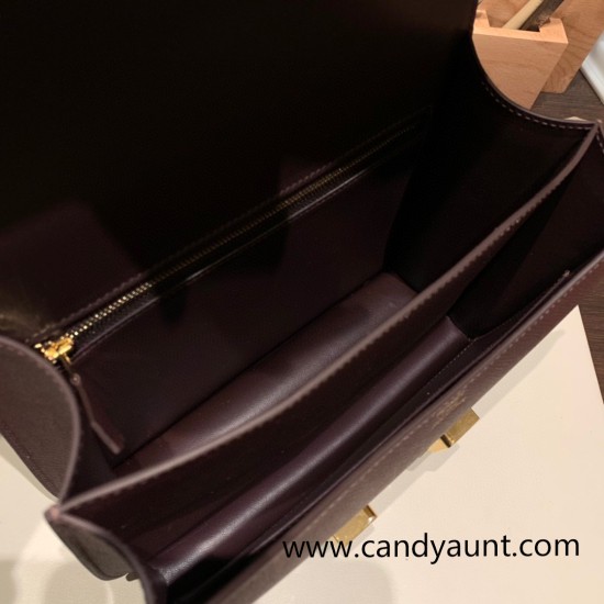 Hermes Constance 24cm Epsom 0G /Rouge Sellier Gold Hardware Hermes Constance 24cm Epsom 0G /Rouge Sellier Gold Hardware