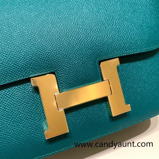 Hermes Constance 24cm epsom Z6 /Malachite Gold Hardware Hermes Constance 24cm epsom Z6 /Malachite Gold Hardware