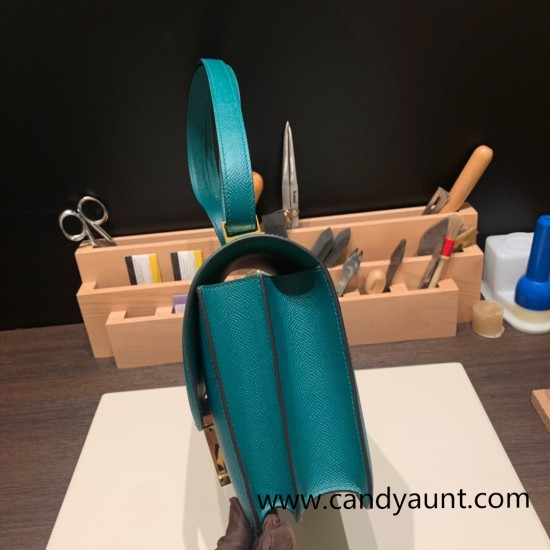 Hermes Constance 24cm epsom Z6 /Malachite Gold Hardware Hermes Constance 24cm epsom Z6 /Malachite Gold Hardware