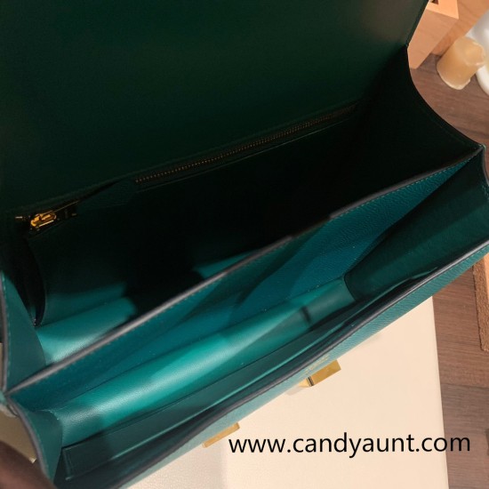 Hermes Constance 24cm epsom Z6 /Malachite Gold Hardware Hermes Constance 24cm epsom Z6 /Malachite Gold Hardware