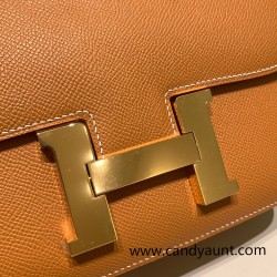 Hermes Constance 24cm Epsom 37/Gold Gold Hardware