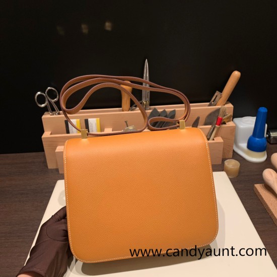 Hermes Constance 24cm Epsom 37/Gold Gold Hardware Hermes Constance 24cm Epsom 37/Gold Gold Hardware