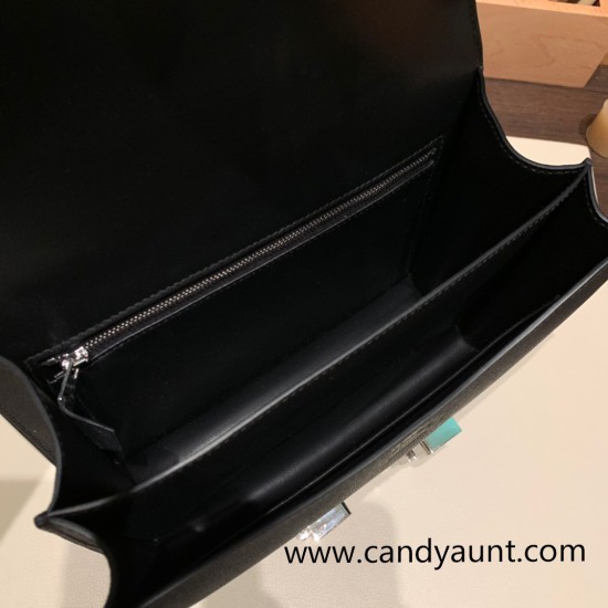 Hermes Constance 24cm epsom 89 /Black (Noir) Hermes Constance 24cm epsom 89 /Black (Noir)