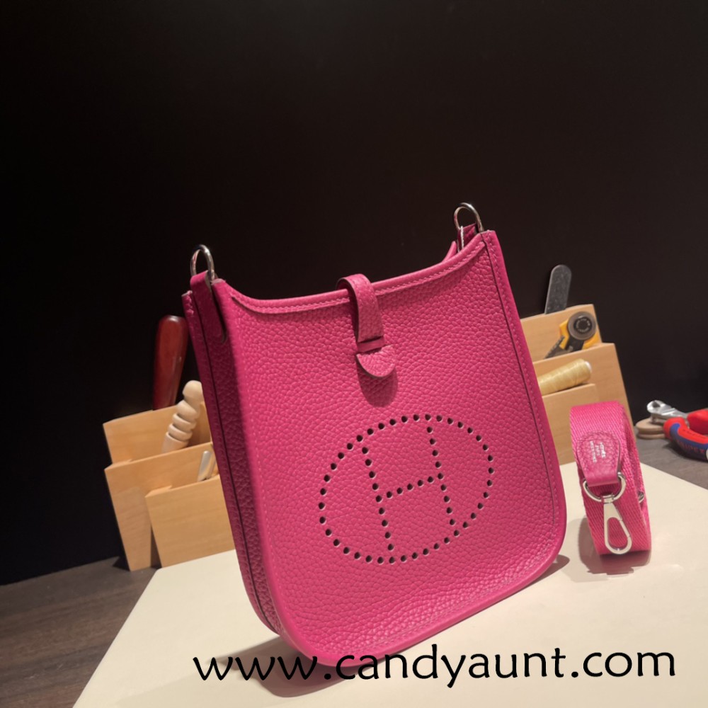 HERMES TPM Mini Evelyn Clemence B3 /Blue Zanzibar