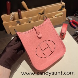 HERMES TPM Mini Evelyn Clemence L3 /Rose Purple GoldHardware