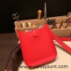 HERMES TPM Mini Evelyn Clemence 18 /Étoupe Grey SilverHardware