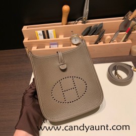 HERMES TPM Mini Evelyn Clemence S3/ Rouge Cœur GoldHardware
