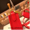 HERMES TPM Mini Evelyn Clemence 08 /Blue Pale SilverHardware