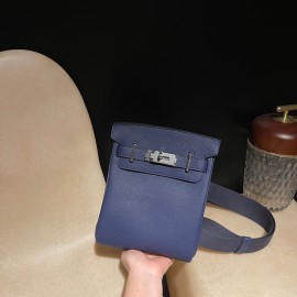 Hac a Dos unisex  73 Blue Saphir  Full Handmade