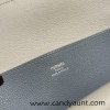 25cm Halzan  CLEMENCE  TC J7/Blue Lin  Silver Hardware   Full Handmade