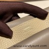 25cm Halzan CLEMENCE  TC  S2/ Trench &  18/Étoupe Grey Gold Hardware  Full Handmade