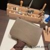 25cm Halzan CLEMENCE  TC  18/Étoupe Grey  Gold Hardware   Full Handmade