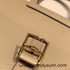 25cm Halzan CLEMENCE  TC  S2 Trench &  18/Étoupe Grey Gold Hardware Full Handmade