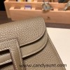 25cm Halzan CLEMENCE  TC  18/Étoupe Grey   Silver Hardware   Full Handmade
