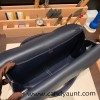 25cm Halzan  swift  7T Blue Electric    Silver Hardware Full Handmade