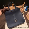 25cm Halzan  swift  7T Blue Electric    Silver Hardware Full Handmade
