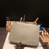 31cm Halzan CLEMENCE  TC  M8 Gris Asphalt   Silver Hardware  Full Handmade