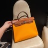 hebag 31 2WAY Herbag Zip 31 Twill Ash Canvas Material  Apricot  Full Handmade