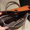 hebag 31 2WAY Herbag Zip 31 Twill Ash Canvas Material  Étoupe Grey  Full Handmade