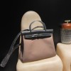 hebag 31 2WAY Herbag Zip 31 Twill Ash Canvas Material  Étoupe Grey Full Handmade