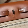 hebag 31 2WAY Herbag Zip 31 Twill Ash Canvas Material  Craie Full Handmade