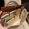 hebag 31 2WAY Herbag Zip 31 Twill Ash Canvas Material  Craie Full Handmade