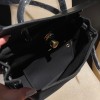hebag 31 2WAY Herbag Zip 31 Twill Ash Canvas Material  89 Black   Full Handmade