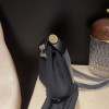 89/Black (Noir)  Shoulder Bag Halzan Zip MiniSilver Hardware Gold Hardware Full Handmade