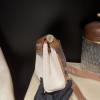 37 /Gold  Shoulder Bag Halzan Zip MiniSilver HardwareSilver Hardware  Full Handmade