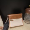 37 /Gold  Shoulder Bag Halzan Zip MiniSilver HardwareSilver Hardware  Full Handmade