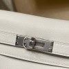  kelly ケリー ダブルショルダーバッグ Kelly jump スイフト swift M4 グリペール / Gris Pale シルバー金具  ダブルショルダーバッグ  