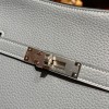 Jypsiere 28  Clemence J7/Blue Lin   Silver Hardware Full Handmade