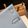 Jypsiere 28  Clemence J7/Blue Lin   Silver Hardware Full Handmade