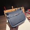 Jypsiere 28  Clemence 2Z/Blue nuit  Silver Hardware  Full Handmade