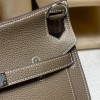 Jypsiere 28cm Clemence 18  Étoupe Grey Silver Hardware  Full Handmade   