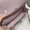 【jypsiere mini】  09 Mauve Pale Gold Hardware Fully Hand-Stitched 