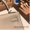 Hermes Kelly 25cm togo 81 / Gris Tourterelle Silver Hardware Full Handmade 118