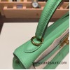 25cm Togokelly 25cm togo 3I/ Vert Criquet  Togo Full Handmade