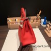 25cm Kelly  25 Togo kelly 25cm togo  S3/Rouge Cœur  Silver Hardware Full Handmade