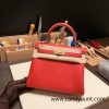 25cm Kelly  25 Togokelly 25cm togo  S3/Rouge Cœur  Gold Hardware Full Handmade