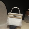 25cm kelly 25cm  Himalaya  Silver Hardware Full Handmade