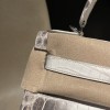 25cm Kelly 28  Kelly 28   ナイルワニレザーSilver Hardware Full Handmade