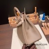 Hermes Kelly 32cm togo Gold Hardware 18 /Étoupe Grey & 8W /Rose Azalee Full Handmade