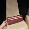 Swift 55/Rouge H   kellycut-001 Full Handmade  HERMES  Kelly Cut 
