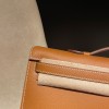 Epsom 37 /Gold   kellycut-002 Full Handmade  HERMES  Kelly Cut 
