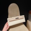 Epsom 10/Craie   kellycut-003 Full Handmade  HERMES  Kelly Cut 