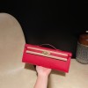 Epsom Q5/Rouse Casaque    Full Handmade  HERMES  Kelly Cut 