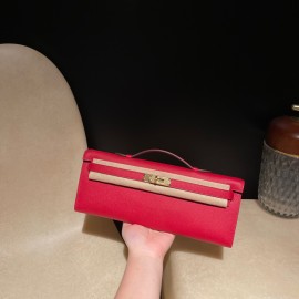 Epsom Q5/Rouse Casaque    Full Handmade  HERMES  Kelly Cut 