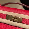 Epsom Q5/Rouse Casaque    Full Handmade  HERMES  Kelly Cut 